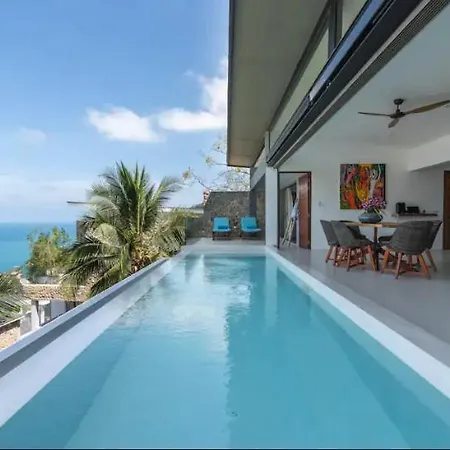 Villa Moana Panoramic Sunrise Ocean View 3Br Samui Koh Samui Exterior photo