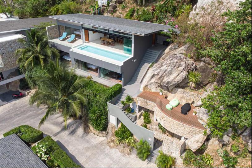 Moana Panoramic Sunrise Ocean View 3br Samui Самуи